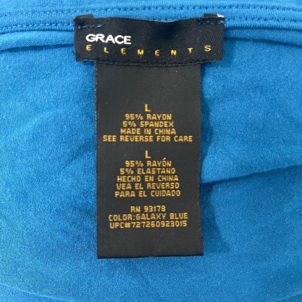 Grace Elements Large Turquoise Top - image 7